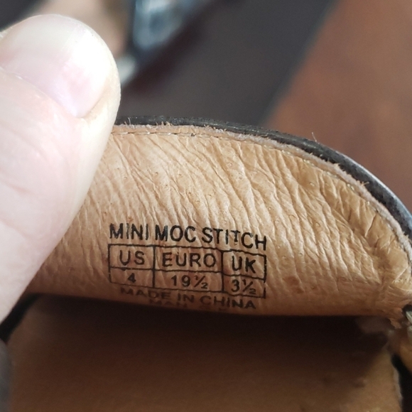 𝅺Cole Haan 'Mini Penny Loafer' Leather Wedding Preppy Fall Slip-On - Baby Boy - Picture 5 of 5